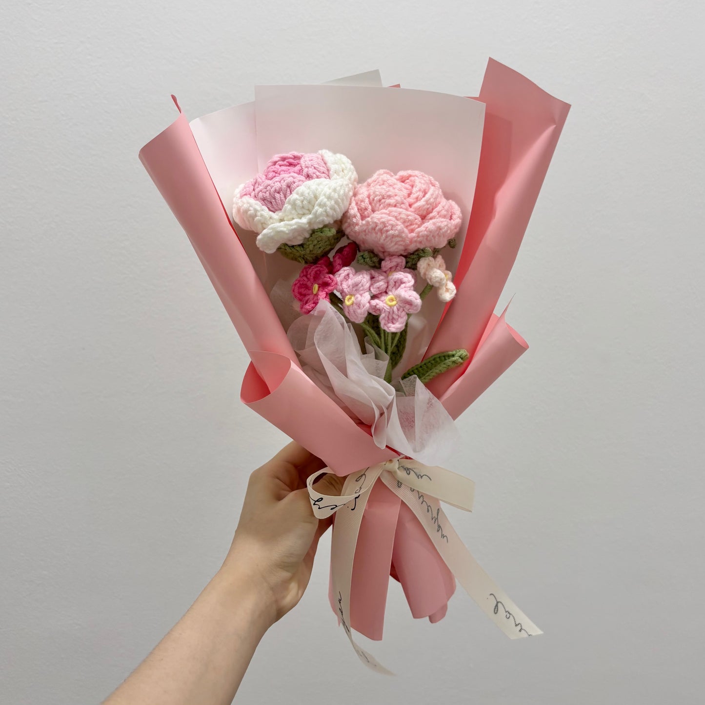 duo rose in pink
